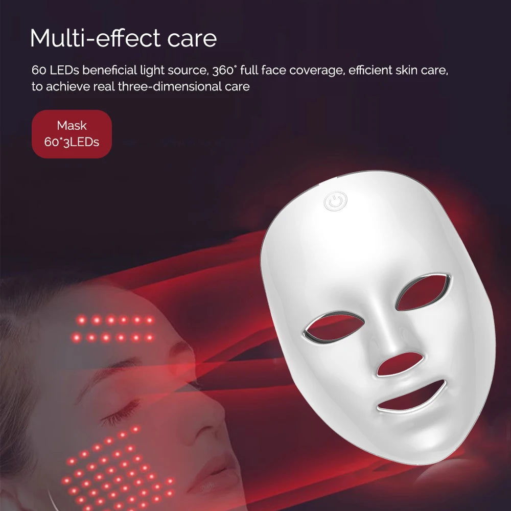 NEXORA 7-Color LED Face Mask