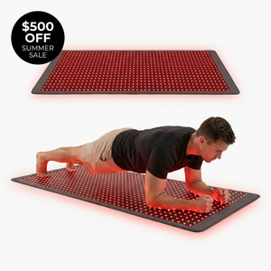 NEXORA Recovery Mat — full-body red and near-infrared light mat, $500 off summer sale
